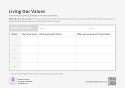 Living Our Values Tracker